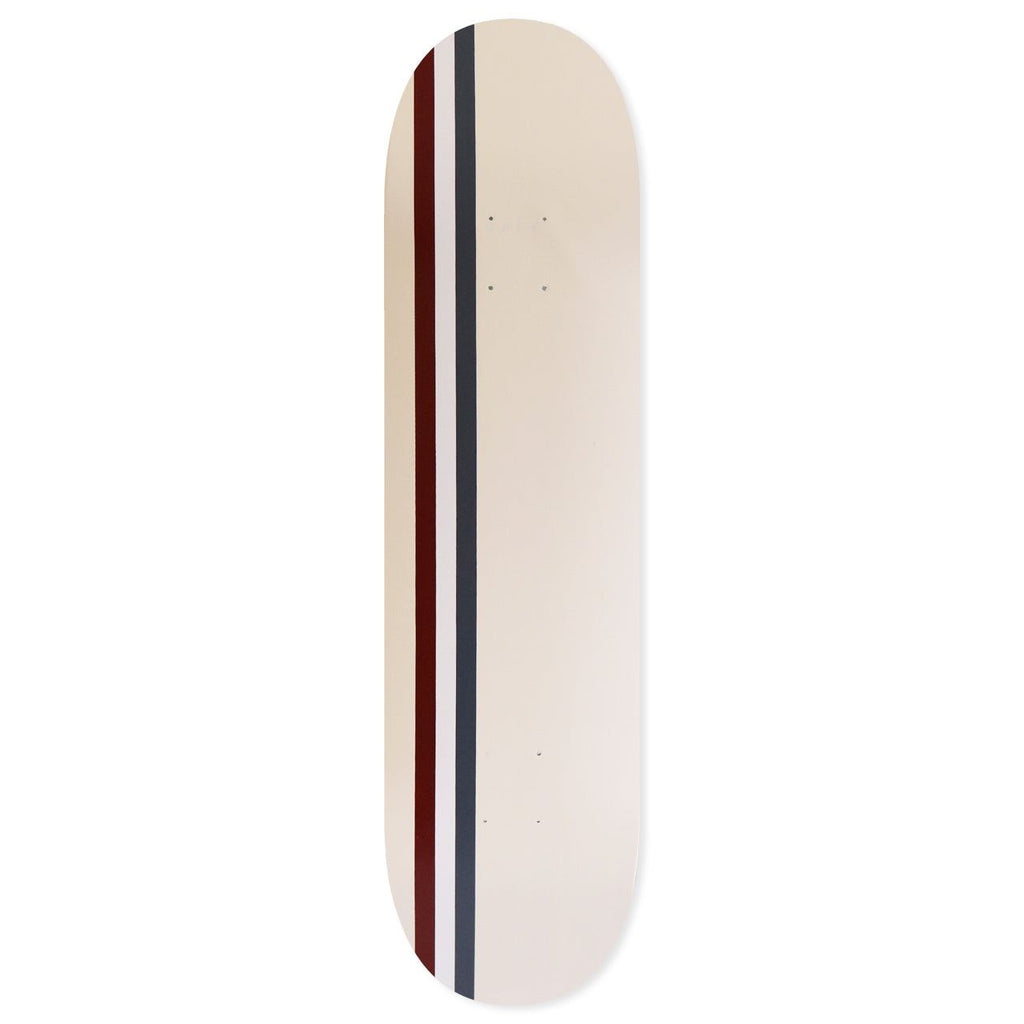 Stripe - Cream / Burgundy / White / Navy Skateboard Deck - 8.0"