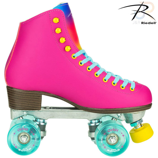 Riedell Orbit Skates Orchid Med Quad Skates - Skatewarehouse.co.uk