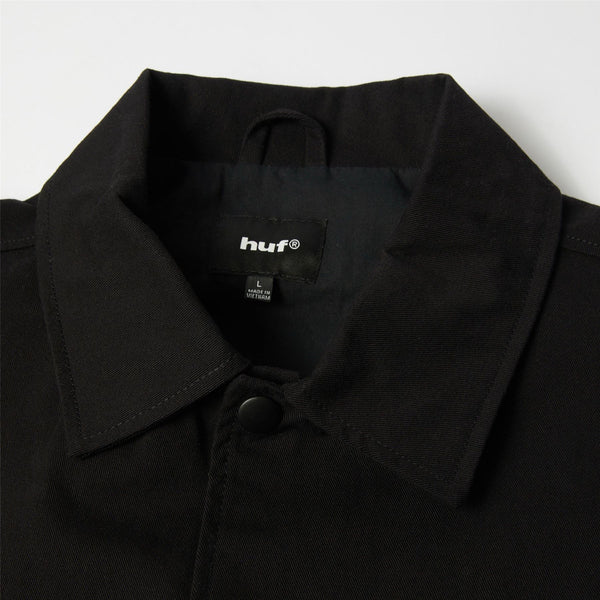 HUF 89 Twill Coaches Jacket (Black / White) - S