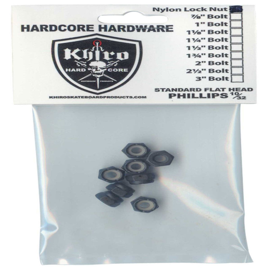 Khiro Hardcore Nylon Lock Nut (8 pcs / pk) Accessories