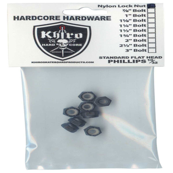 Khiro Hardcore Nylon Lock Nut (8 pcs / pk) Accessories