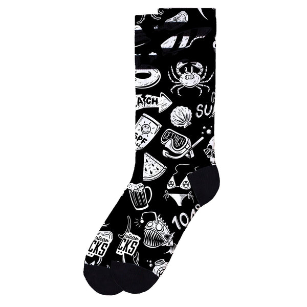 American Socks Hella Hot - Mid High Socks