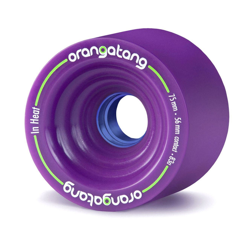 Orangatang "In Heat" Purple 75Mm 83A (Set 4) - Skatewarehouse.co.uk