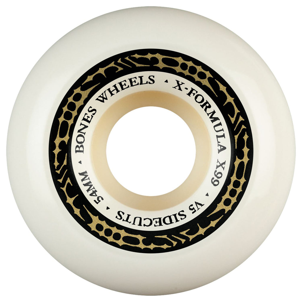 BONES X-Formula • 54mm • 99A • V5 Sidecut (Spring '26) Skateboard Wheels