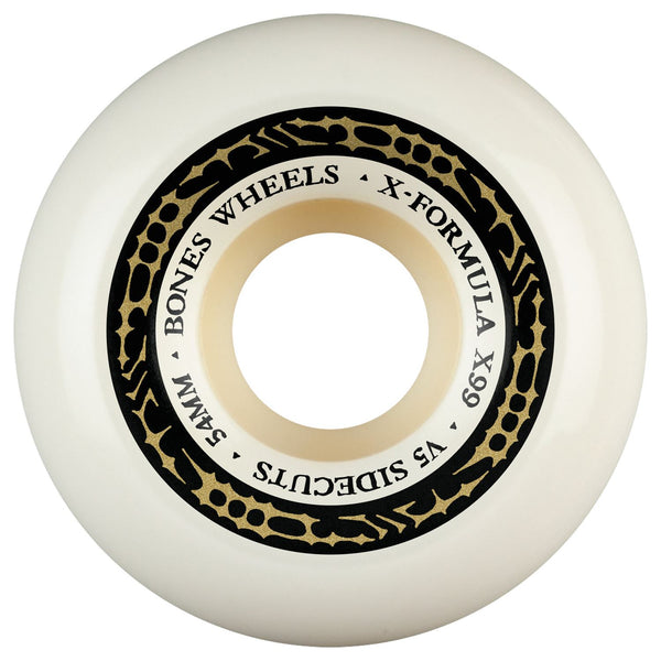 BONES X-Formula • 54mm • 99A • V5 Sidecut (Spring '26) Skateboard Wheels