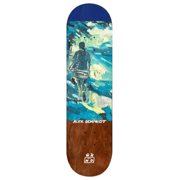 WKND Alex SchmidtMetropolitan (Art By Brian Lotti) (VA) Skateboard Deck - 8.25
