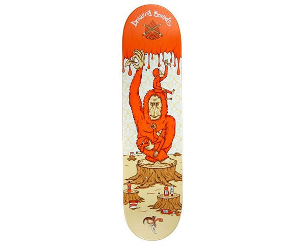 Drawing Boards Food For Free Series - Spring Skateboard Deck - 8.5