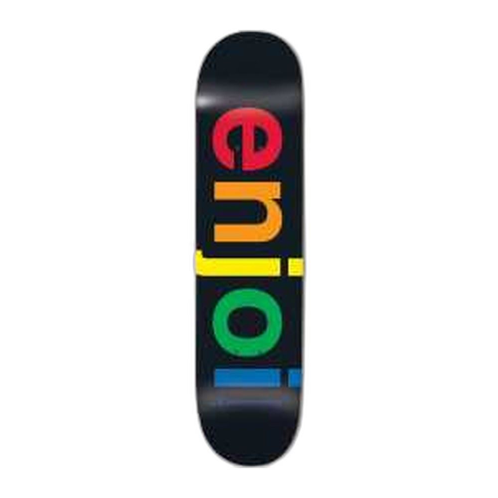 Enjoi Spectrum R7 Black Skateboard Deck - 8.5"