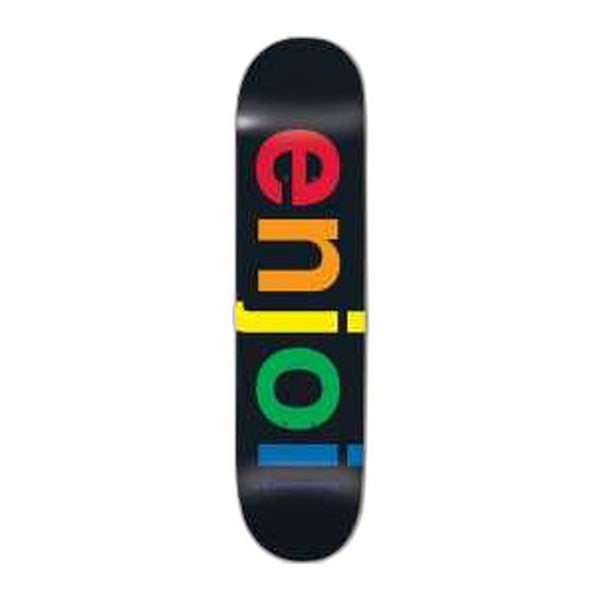 Enjoi Spectrum R7 Black Skateboard Deck - 8.5