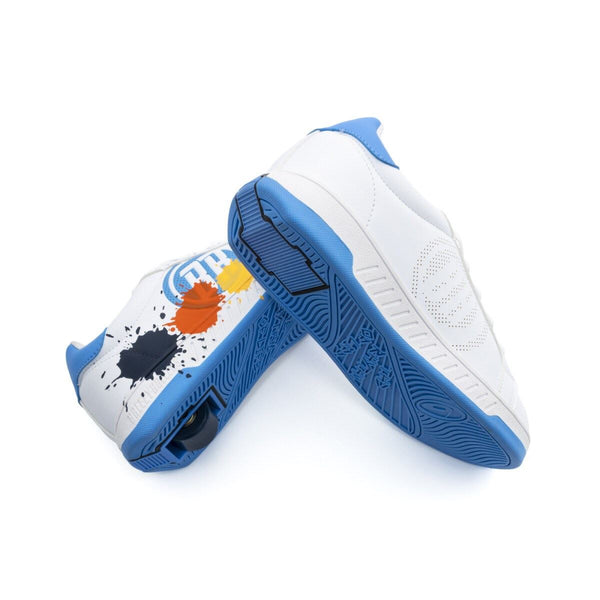 Breezy Rollers Splash - White / Light Blue - Skatewarehouse.co.uk