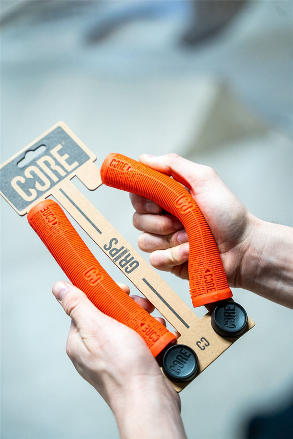 CORE Skinny Boy Handlebar Grips Soft 170mm – Red - Skatewarehouse.co.uk