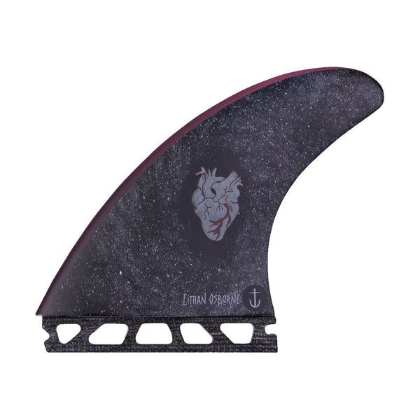 Captain Fin Co - Eithan Osbourne Heart Tri - SM / MD / LG - Black (Futures) - L
