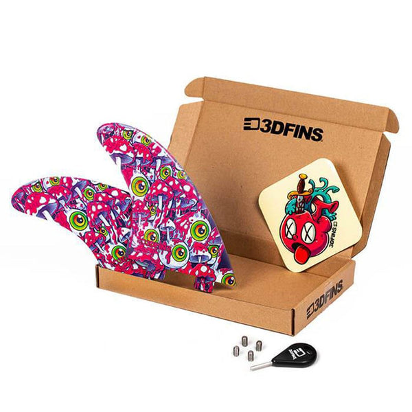 3D Fins - Akila Aipa Twin - Mushy (FCS1 / Futures)