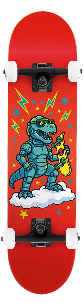 Venom My First Skateboard Kids Complete - Robo Dino Red - 7.25" **PRE ORDER** - Skatewarehouse.co.uk