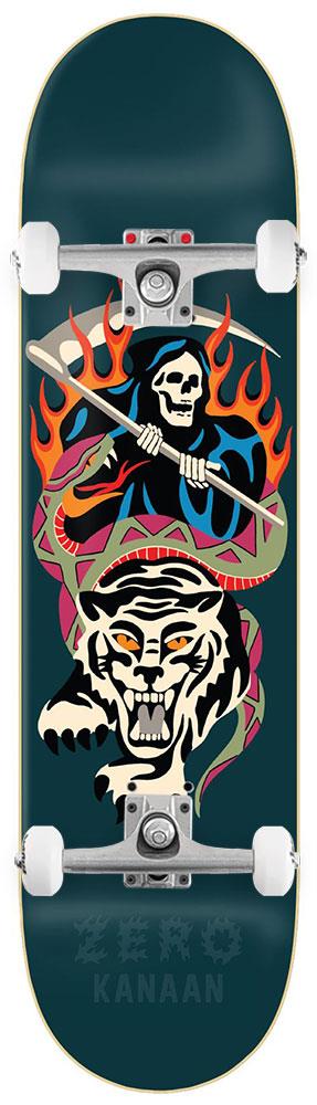 Zero Skateboard White Tiger Kanaan Dern x Venom Custom Complete Skateboard - 8.5