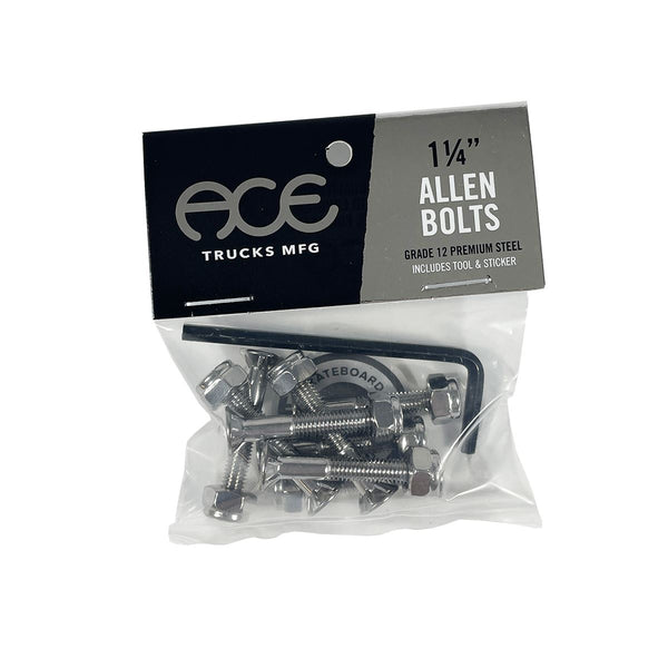 Ace Trucks Bolts - Allen - 1 / 4" - Silver