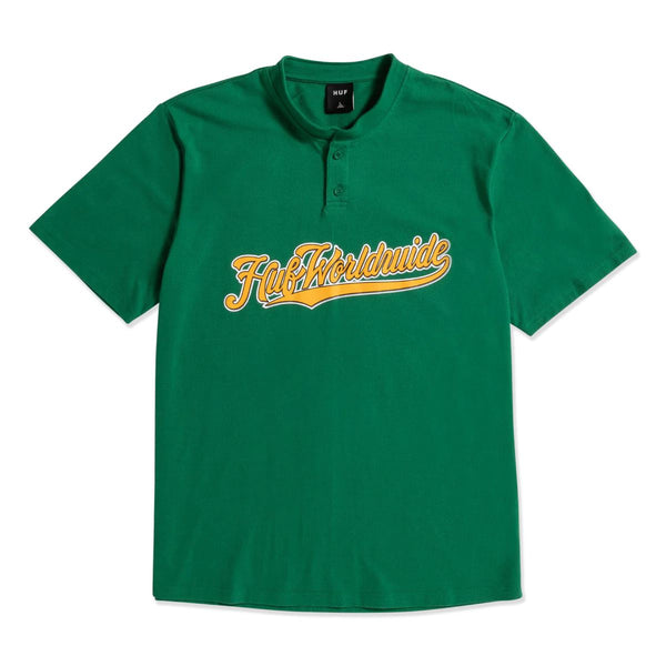 HUF Harlan Baseball Henley (Clover) Accessories - L