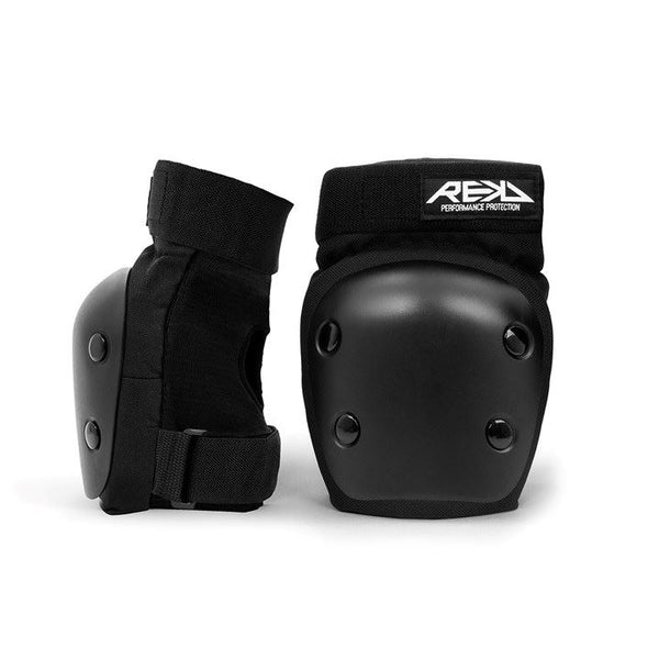 REKD Youth Heavy Duty Double Pad Set - Black / Black