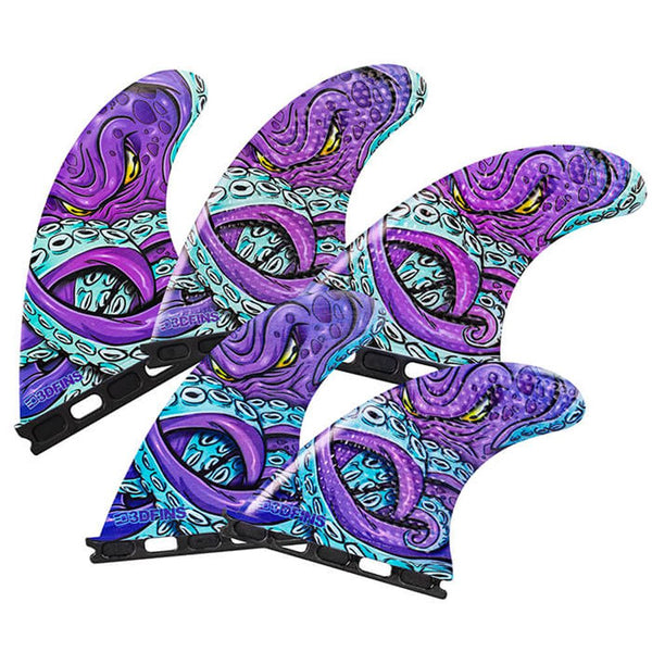 3D Fins - All Rounder 5 Fin - Medium - Kracken (FCS1 / Futures)