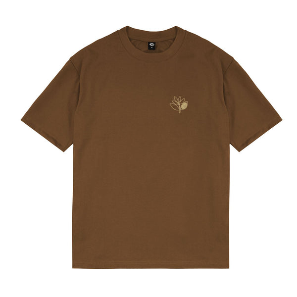 Magenta Outline Tee Hazelnut - Skatewarehouse.co.uk