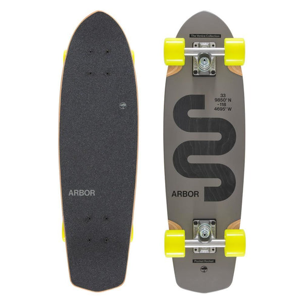 Arbor Cruiser Venice Pocket Rocket Meridian Complete Skateboard - 7.75