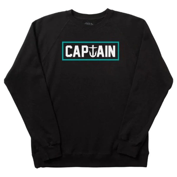 Captain Fin Co - Naval Crew Fleece - Black