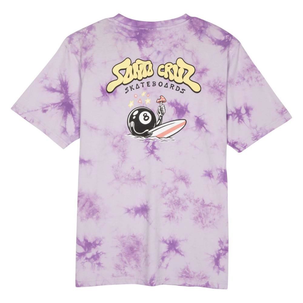 Santa Cruz Womens T-Shirt Winkowski 8Baller Surf T-Shirt - Lavender Tie Dye - Skatewarehouse.co.uk