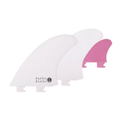 Captain Fin Co - Panda Twin + Trailer - Large - White / Pink (Snap-In / FCS II) - L