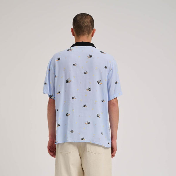 Santa Cruz Shirt Winkowski Surf SS Shirt - Fresh Blue - Skatewarehouse.co.uk