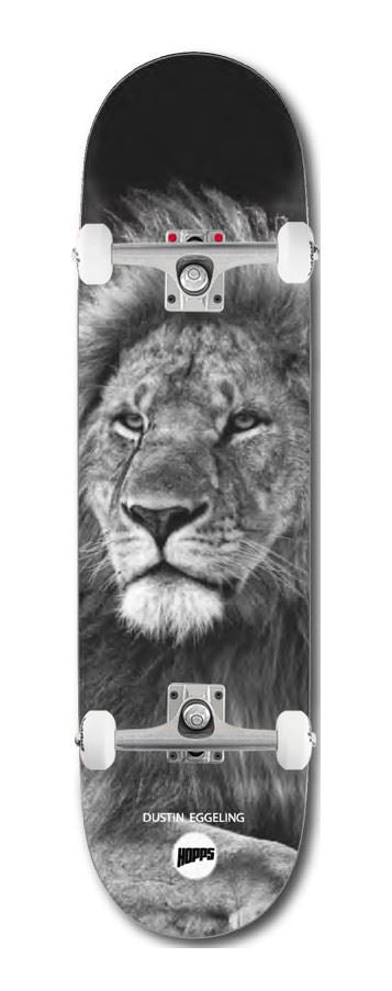 HOPPS Dustin Eggeling 'Lion' x Venom Custom Complete Skateboard - 7.75"
