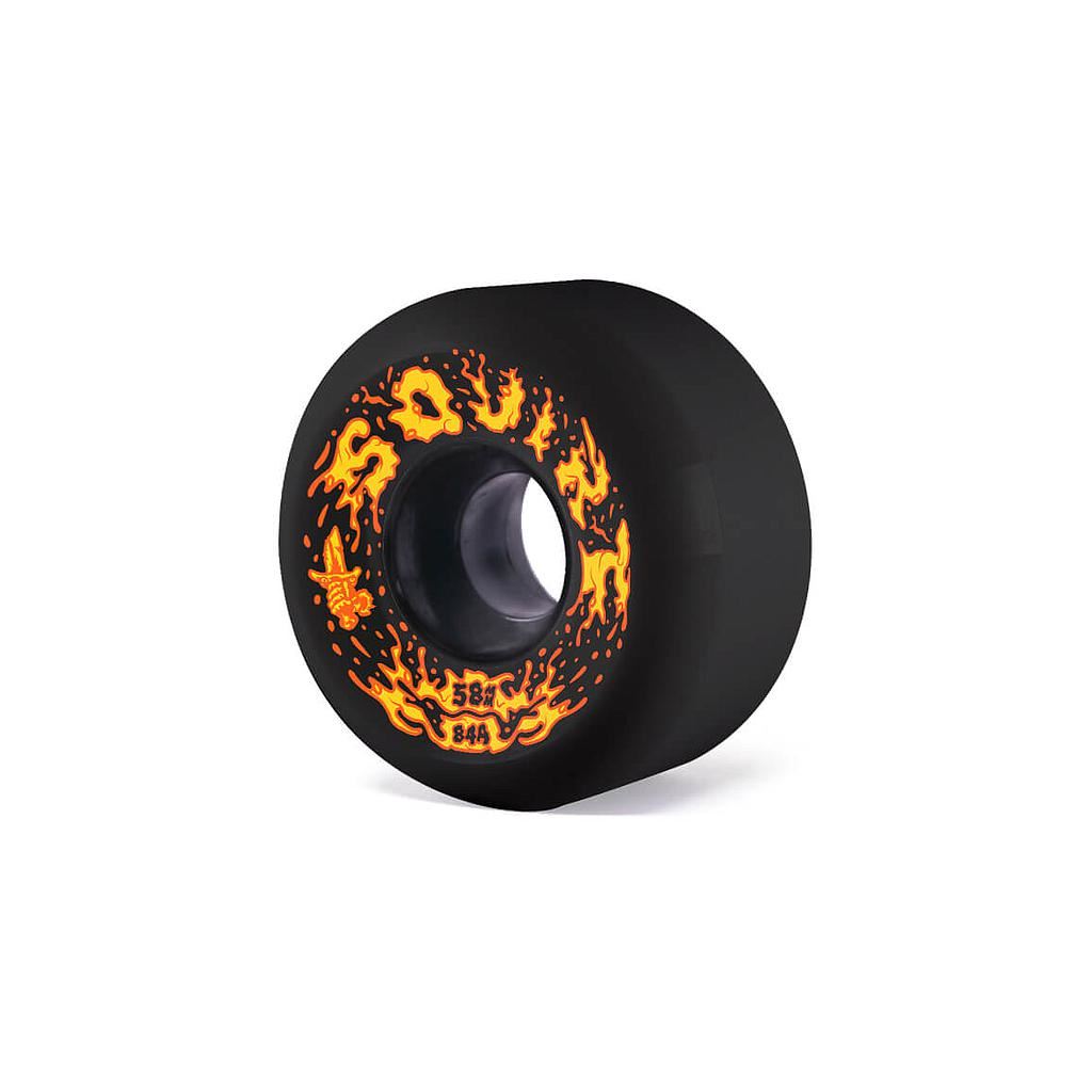 Squirt 84a Black Cruzade Pack Skateboard Wheels - 58mm