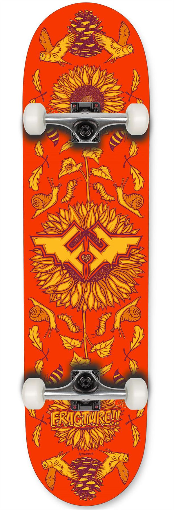 Fracture x Adswarm 2 Complete Skateboard 8.0