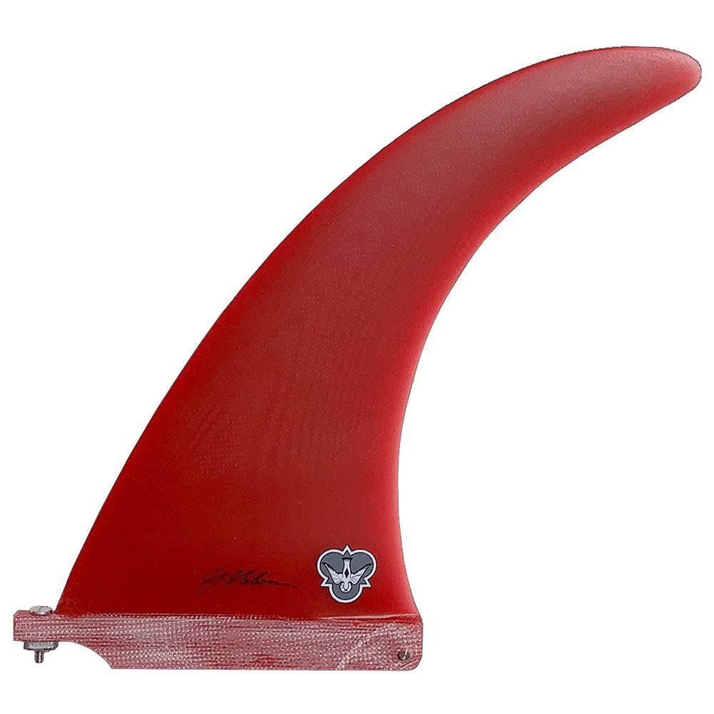 Flying Diamonds - CJ Nelson - Involvement - Red Surfboard Fins - 10.5"
