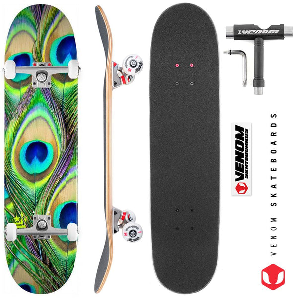 Mini Logo FF&F 18 Peacock 191 Mini Custom Complete Skateboard - 7.5