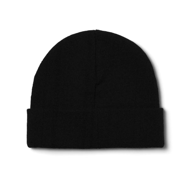 All Caps Cuff Beanie (Black/White) - O/S