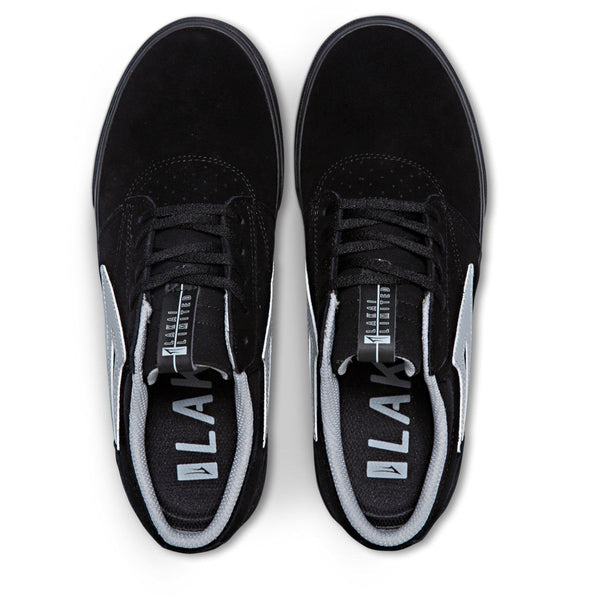 Lakai Griffin Skate Shoes - Black / Black - Skatewarehouse.co.uk
