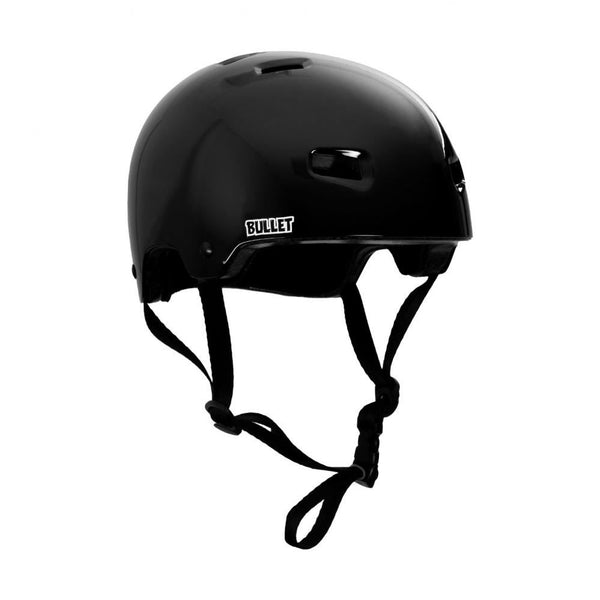 Bullet x Santa Cruz Helmet Screaming Hand Youth - Gloss Black - Skatewarehouse.co.uk