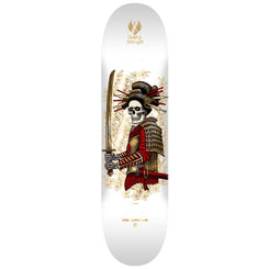 Powell Peralta Sakura Yosozumi • FLIGHT • Onna-Bugeisha • • White / Gold Foil Skateboard Deck - 8.25"