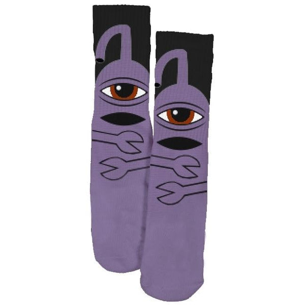 Toy Machine Sect Hug Sock Purple / Black