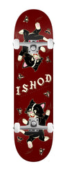 Real Ishod Kitten Scratch Twin Tail (Burgundy) x Venom Custom Complete Skateboard - 8.25"