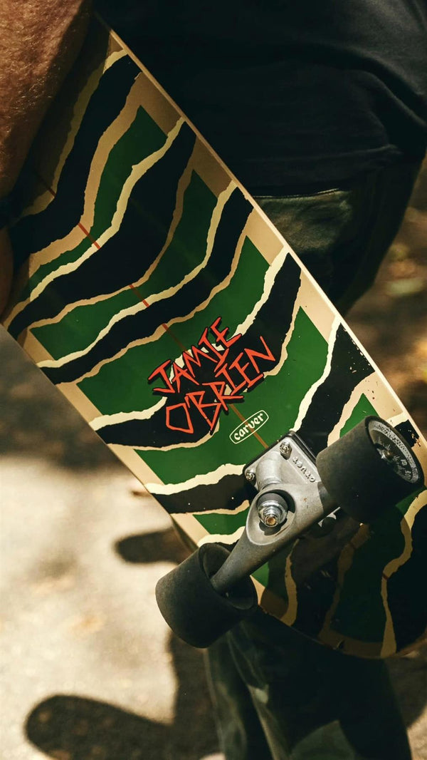 Carver JOB Camo Tiger Surfskate Cruiser Skateboard CX - 10.25