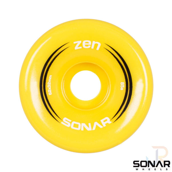 Sonar (4) Zen - Yellow - / 85a Skateboard Wheels - 62mm