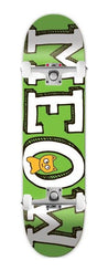 Meow Logo Green x Venom Custom Complete Skateboard - 8.25"