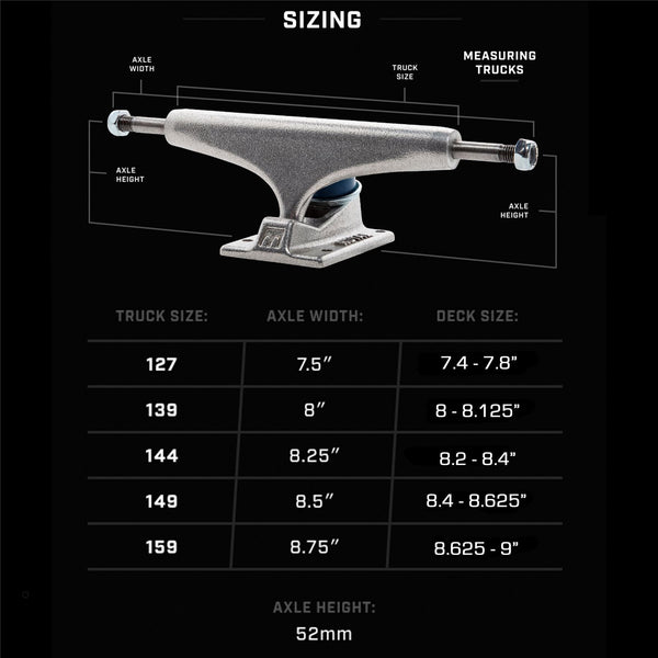 Royal FC Ultra Light Standard Raw Skateboard Trucks - 159 (6.0