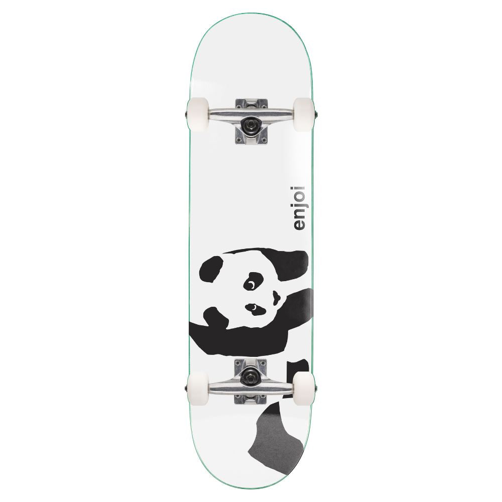 Enjoi Whitey Panda FP White Complete Skateboard - 8.5"