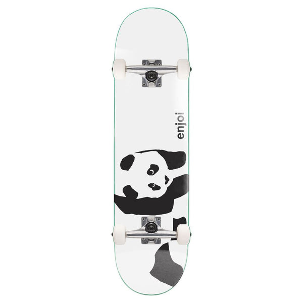 Enjoi Whitey Panda FP White Complete Skateboard - 8.5
