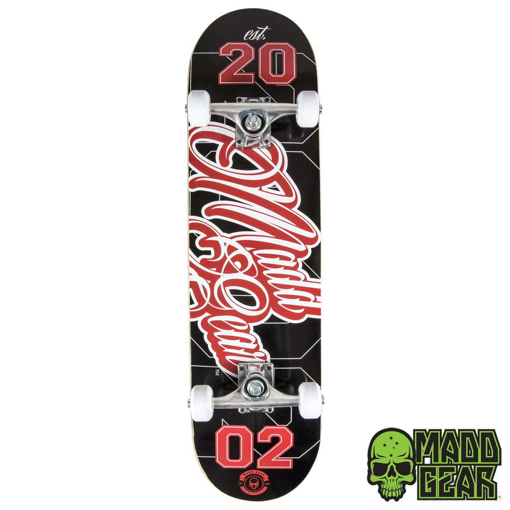 Madd Gear Pro Skateboard - Gameplay - Black/Red Complete Skateboard - 8.0" - Skatewarehouse.co.uk