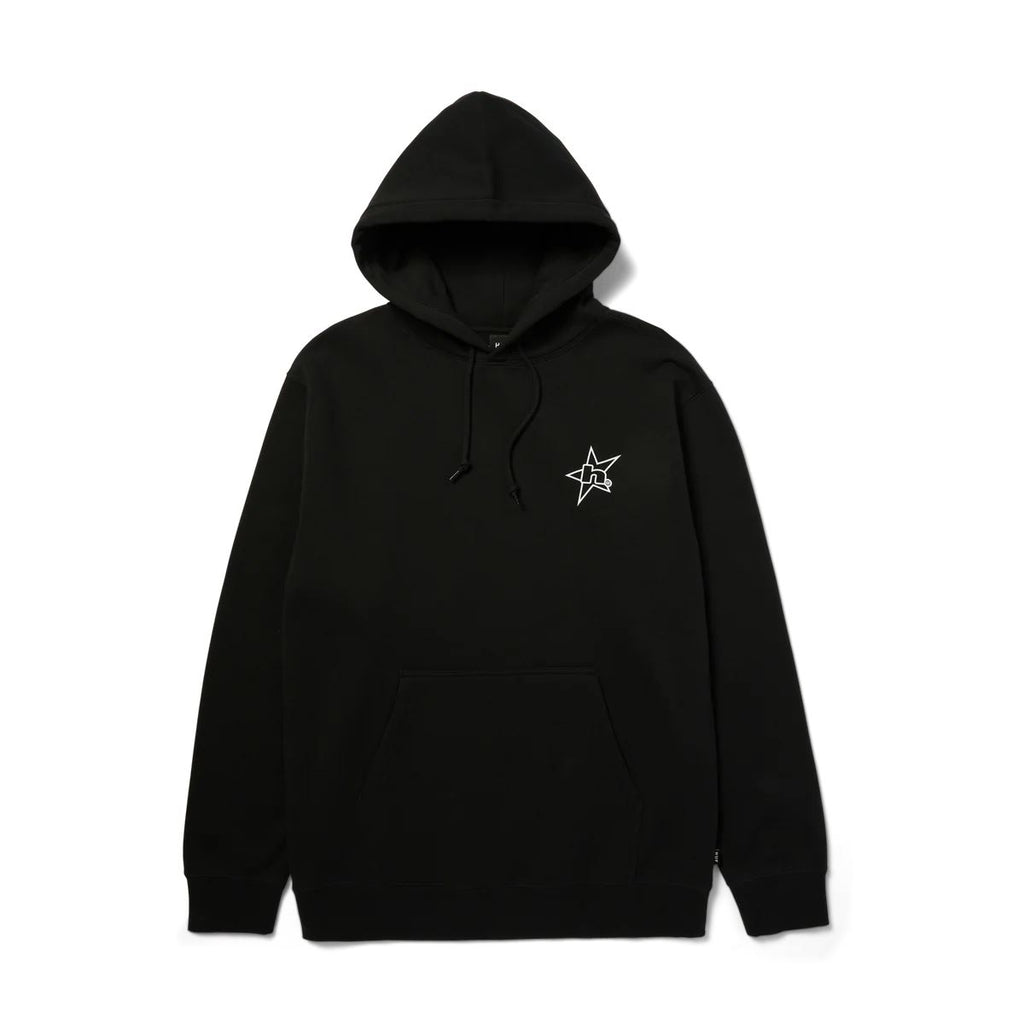 HUF H Star Logo P / O Hoodie (Black)