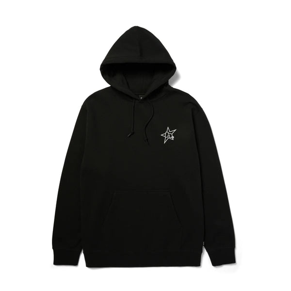 HUF H Star Logo P / O Hoodie (Black)