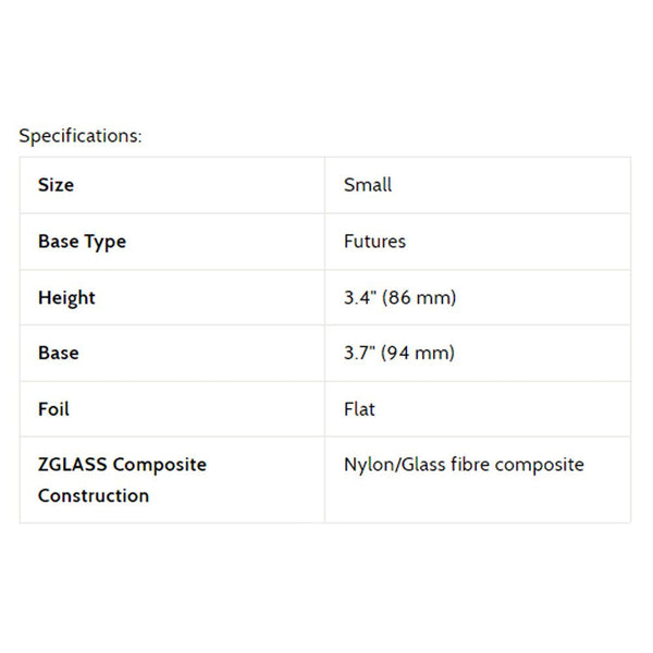 3D Fins - Flyer Side Bites - Small - Island Style (Futures)